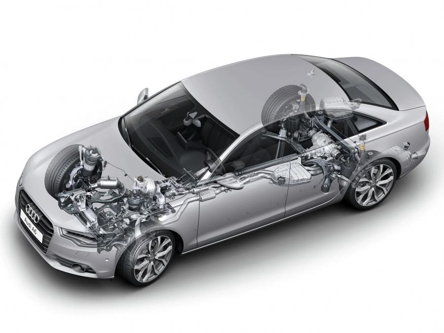 Схема Audi A6 3.0 TDI Sedan (4G, C7) 2011 года  (WW) (фото 71 из 74)